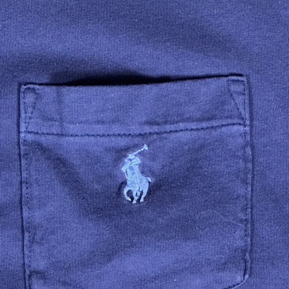 Polo Ralph Lauren Polo Shirt Mens XL Blue Short‎ Sleeve Pocket Pony Logo